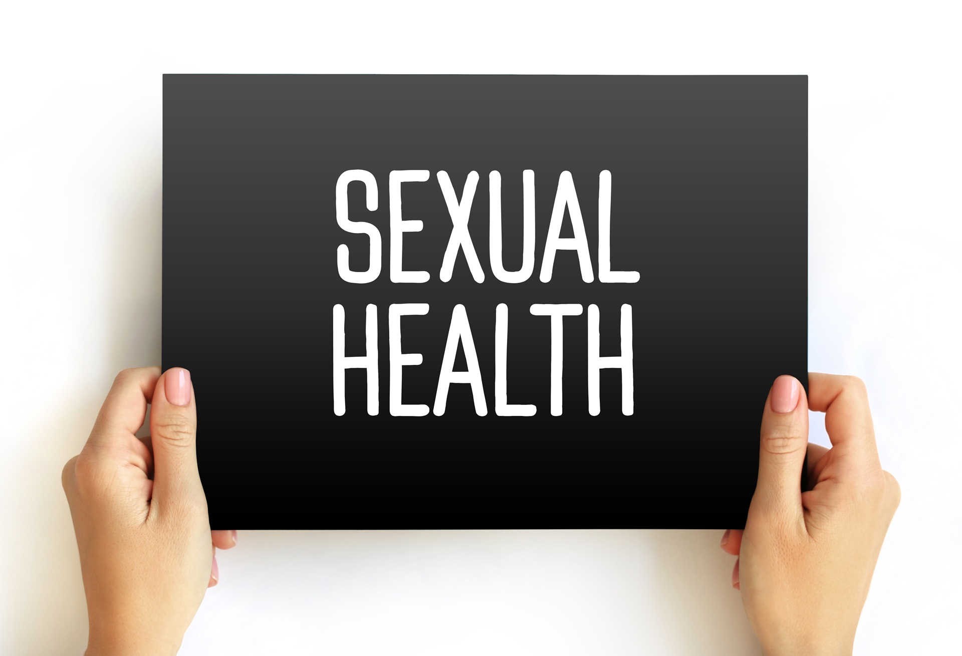Schild mit Schriftzug Sexual Health | Escort Hamburg